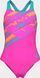 Купальник закритий для дівчат Arena LINES SWIMSUIT SWIM PRO BACK L рожевий, бірюзовий 164 см 003550-980 фото 7
