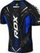 Футболка компрессионная RDX COMPRESSION SHIRT HALF SLEEVES IMMAF-1 черный, синий XXL CSH-IMF-1U фото 2