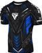 Футболка компрессионная RDX COMPRESSION SHIRT HALF SLEEVES IMMAF-1 черный, синий XXL CSH-IMF-1U фото 1
