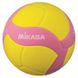 М'яч волейбольний дитячий Mikasa VS220W жовто-рожевий, розмір 5 VS220W-P фото 2