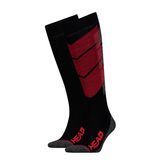 Шкарпетки гірськолижні Head UNISEX SKI GRAPHIC KNEEHIGH 2PPK червоний, сірий Уні 35-38 791005001-118