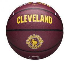 М'яч баскетбольний Wilson NBA TEAM CITY COLLECTOR BSKT CLE CAVAL size 7 WZ4003906XB7