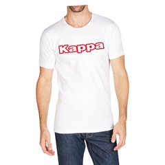 Футболка Kappa T-shirt Mezza Manica Girocollo stampa logo petto білий Чол M 00000013595