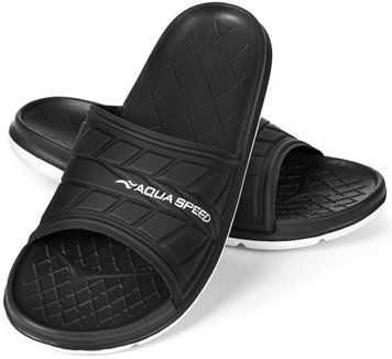 Шльопанці Aqua Speed ASPEN 9334 чорний, білий Чол 534-05