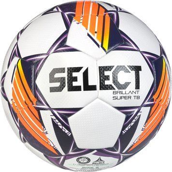 М'яч футбольний Select Brillant Super FIFA TB v24 біло-фіолетовий Уні 5 00000028669