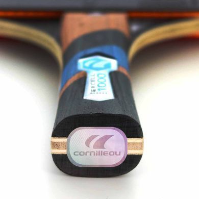 Ракетка для настільного тенісу Cornilleau EXCELL 1000, чорно-червона 3222764110000