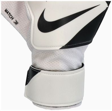 Вратарские перчатки Nike NK GK MATCH JR-HO24 белый, черный 4 (13,6 см) (HQ0258-100) HQ0258-100