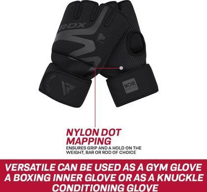 Тренировочные перчатки RDX GRAPPLING GLOVES NEOPRENE T15 черный XL (GGN-T15MB) GGN-T15MB