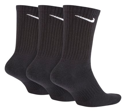 Шкарпетки Nike U NK EVERYDAY CUSH CREW 3PR чорний Уні 38-42 00000007580
