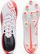Бутси Puma ULTRA 5 PLAY FG/AG білий, помаранчевий Уні 40 108169-01 фото 5