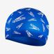 Шапка для плавання Speedo SLOGAN PRT CAP JU синій, білий Діт OSFM 00000022562 фото 2