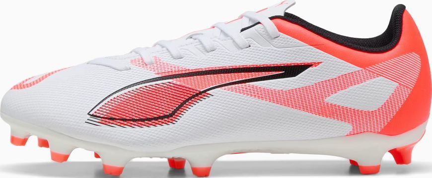 Бутси Puma ULTRA 5 PLAY FG/AG білий, помаранчевий Уні 43 108169-01