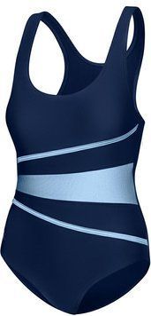 Купальник закритий для жінок Aqua Speed STELLA LADY 8657 чорний, блакитний Жін 36 299-41