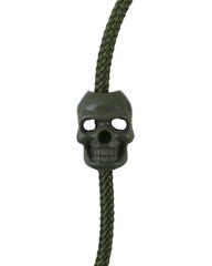 Стопери для шнурка 10шт KOMBAT UK Skull Cord Stoppers kb-scs-olgr