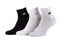 Шкарпетки Lotto 3-pack чорний, сірий, білий Жін 36-41 00000008291