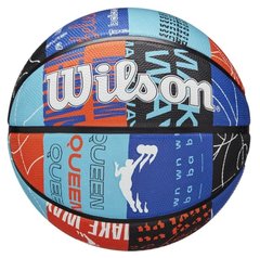 М'яч баскетбольний Wilson WNBA HEIR DNA BSKT Blue/Orange size 6 WZ3009201XB6