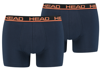 Труси-боксери Head BASIC BOXER 2P темно-синій, помаранчевий Чол M 701202741-010