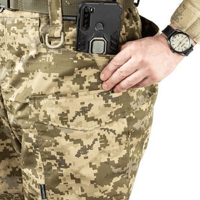 Штани тактичні військові для ВСУ Brotherhood UTP 2.0 рип-стоп піксель 60-62/170-176 BH-U-PUTP-P-60-170