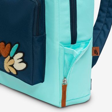 Рюкзак Nike Y NK CLASSIC BKPK - BUBBLE 16L бірюзовий, темно-синій Діт 38x28x13 см FZ7254-300