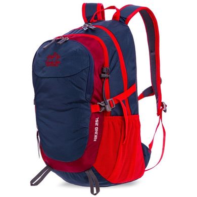 Рюкзак спортивный с жесткой спинкой COLOR LIFE V-25л TY-5293 (Темно-синий-красный) TY-5293-DB/R
