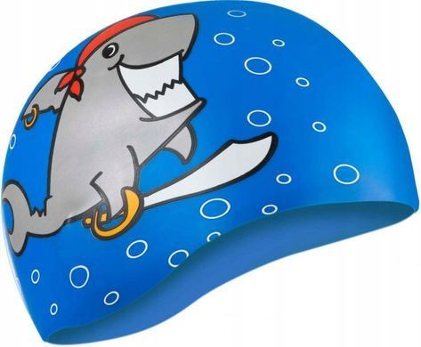 Шапка для плавання Aqua Speed KIDDIE Shark 1783 синій Діт OSFM 142-Shark