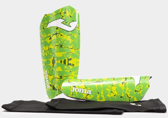 Щитки Joma SPARTAN зелений, жовтий Уні L (зріст 155-175 см) 00000031137