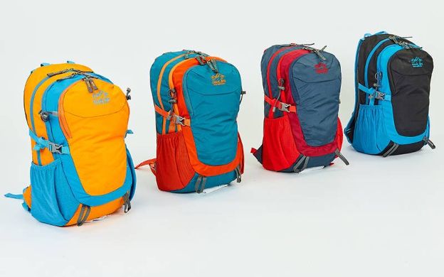 Рюкзак спортивный с жесткой спинкой COLOR LIFE V-25л TY-5293 (Темно-синий-красный) TY-5293-DB/R