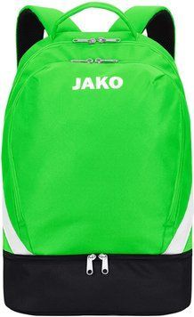 Рюкзак Jako Iconic 32L салатовый, черный Уни 45х34х23 см 1814-211