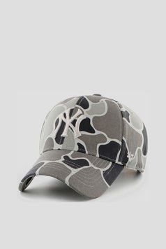 Кепка 47 Brand YANKEES DUCK CAMO SNAP сірий камуфляж Уні OSFA B-DCKSM17GWP-UZ