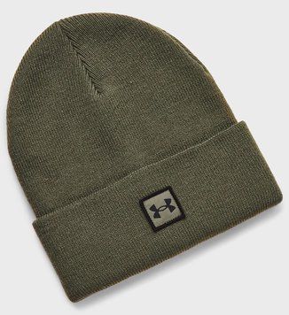 Шапка Under Armour Halftime Cuff оливковий Чол OSFM 1373155-390
