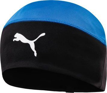 Шапка Puma LIGA Beanie синий, черный One Size (022355-02) 022355-02