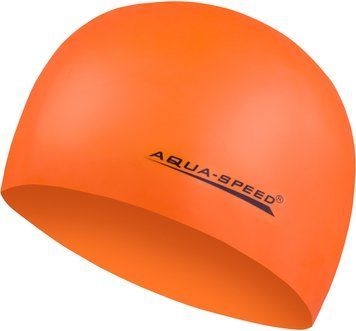 Шапка для плавання Aqua Speed MEGA 100-75 помаранчевий Уні OSFM 100-75