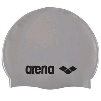 Шапка для плавання Arena CLASSIC SILICONE JR сріблястий Діт OSFM 91670-051
