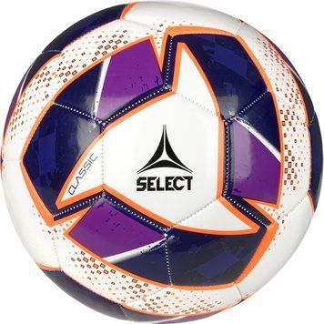 М'яч футбольний Select FB Classic v24 біло-фіолетовий Уні 5 099589-096