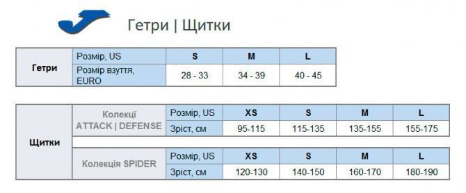 Щитки Joma SPIDER бірюзовий Чол M  401488.011