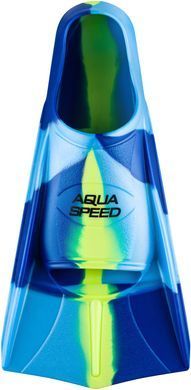 Ласти Aqua Speed TRAINING FINS 7940 синій, блакитний, жовтий Уні 33-34 137-82