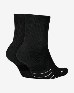 Шкарпетки Nike U NK MLTPLIER ANKLE 2PR - 144 чорний Уні SX7556-010