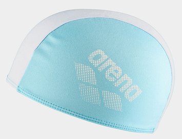 Шапка для плавання Arena POLYESTER II KIDS білий, бірюзовий Діт OFSM 002491-102