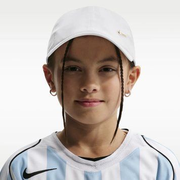 Кепка Nike K NK DF CLUB CAP US CB MTSWSH білий One Size FB5064-101