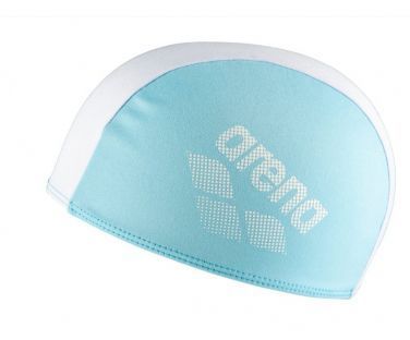 Шапка для плавання Arena POLYESTER II KIDS білий, бірюзовий Діт OFSM 002491-102