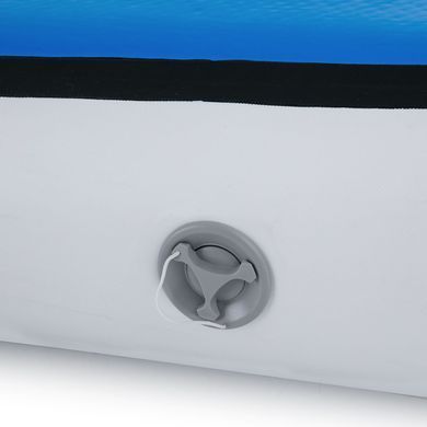 Надувной коврик inSPORTline Aircase 200x140 см, бело-синий 23352