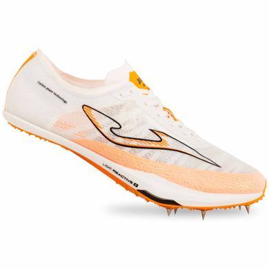 Шиповка для легкой атлетики Joma R.R 1100 SPIKES RR110S2502 размер 39-EUR/38-UKR, белый-оранжевый RR110S2502
