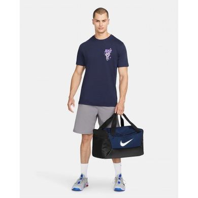 Сумка Nike NK BRSLA M DUFF - 9.5 60L синій, чорний Уні 63,5х30,5х30,5 см DH7710-410