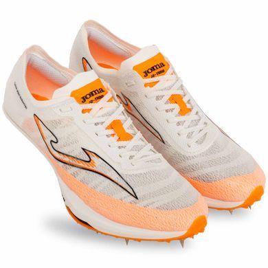 Шиповка для легкой атлетики Joma R.R 1100 SPIKES RR110S2502 размер 39-EUR/38-UKR, белый-оранжевый RR110S2502