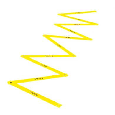 Сходи координаційні-зигзаг Meta Agility Smart Criss-Cross Ladder жовтий Уні 4 м 00000030048