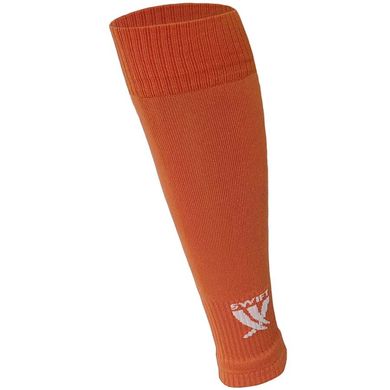 Гетры футбольные Swift без носка, размер 40-45 (оранжевые) 101-08