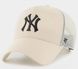 Кепка-тракер 47 Brand MLB NEW YORK YANKEES BRANSON бежевый Уни OSFA 00000029705 фото 1
