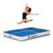 Надувной коврик inSPORTline Aircase 200x140 см, бело-синий 23352 фото 1