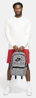 Рюкзак Nike NK HERITAGE BKPK - ACCS PRNT S 25L чорний, білий Уні 43х30х15 см 00000030995