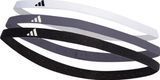 Пов'язки на голову Adidas Hairbands 3pk чорний, сірий, білий OSFM IY7788